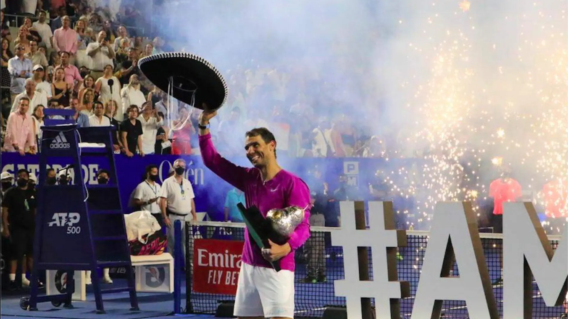 Rafa Nadal es campeón del Abierto Mexicano de Tenis